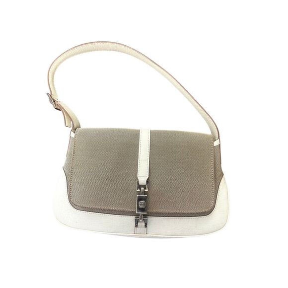 GUCCI Small Jackie O Flap Bag - Neutrals Shoulder Bags - Picture 1 of 14